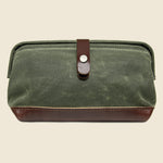 No. 257 Snap Dopp Kit - Olive/Brown - BILLYKIRK - STAG Provisions - Accessories - Bags / Luggage