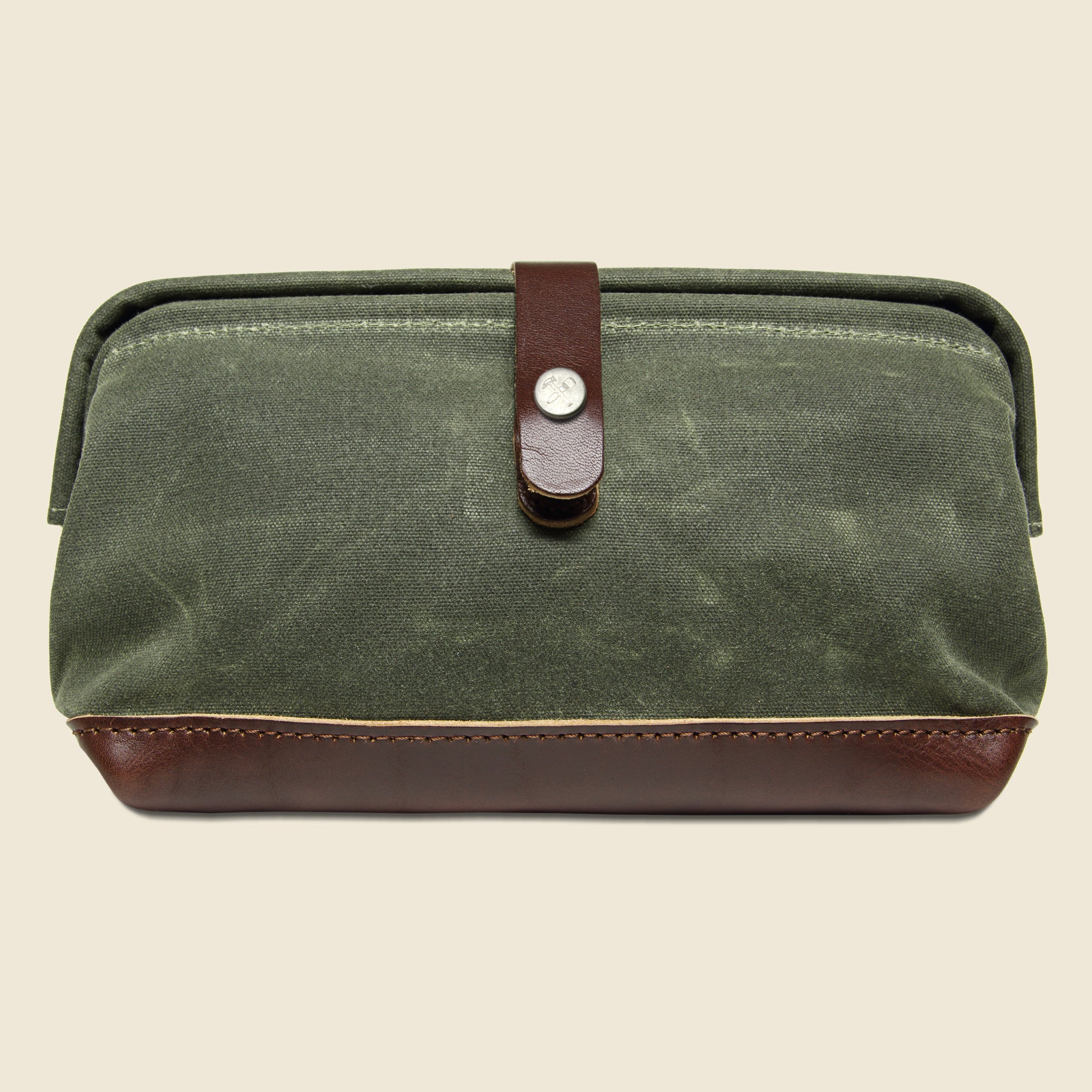 No. 257 Snap Dopp Kit - Olive/Brown - BILLYKIRK - STAG Provisions - Accessories - Bags / Luggage