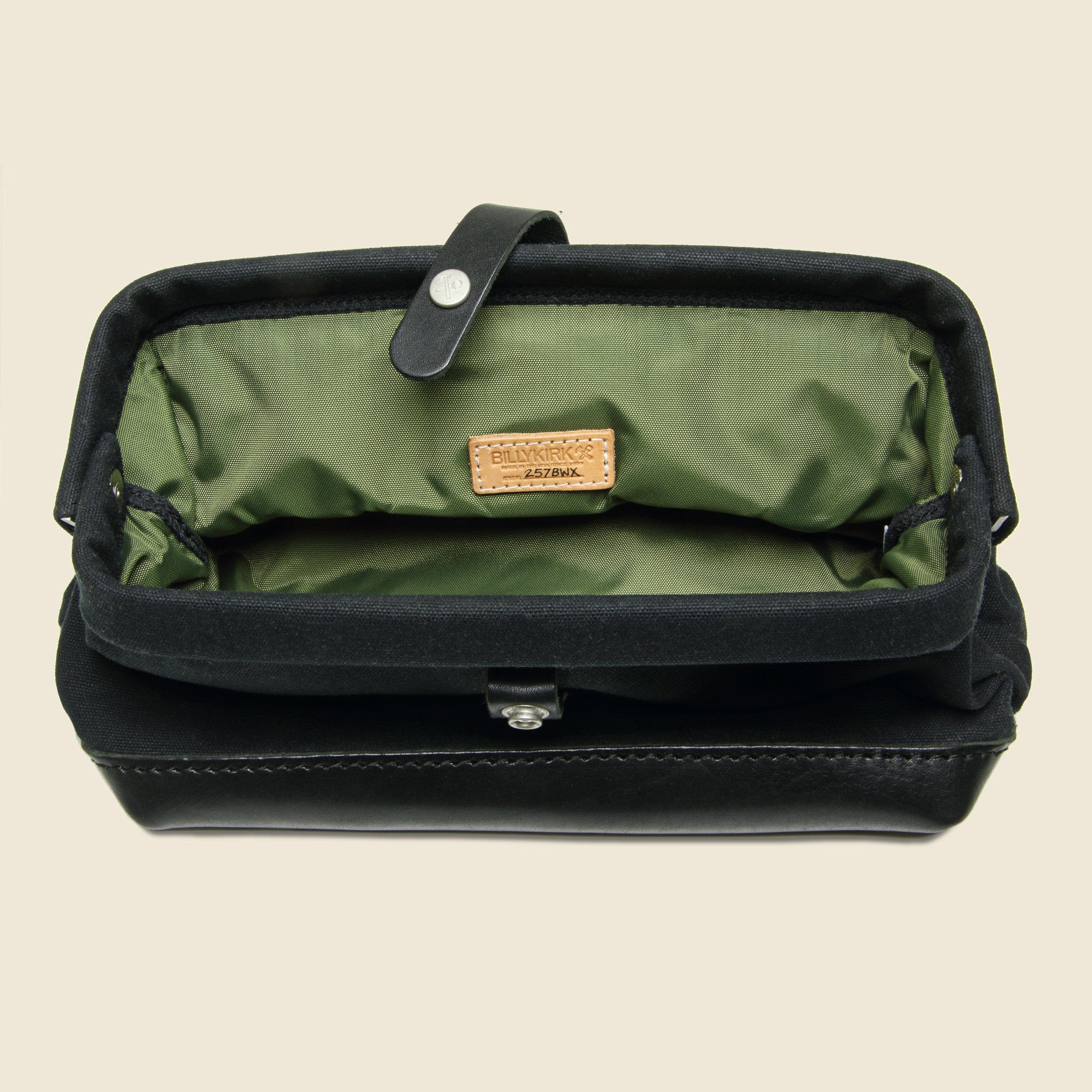 
                          Waxed Toiletry Bag - Black - BILLYKIRK - STAG Provisions - Accessories - Bags / Luggage
                        