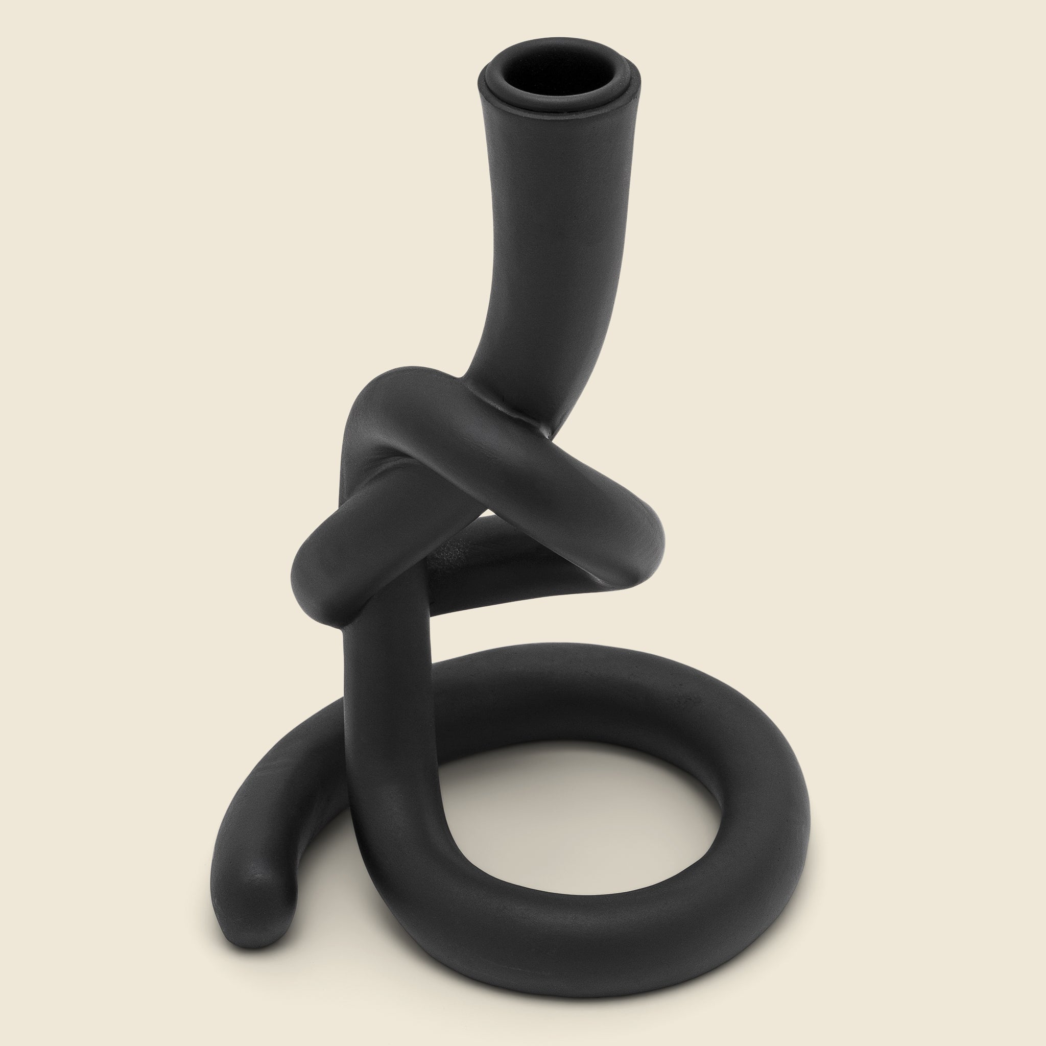 
                          Black Twisted Taper Holder - Home - STAG Provisions - Home - Fragrance - Candle Holder
                        