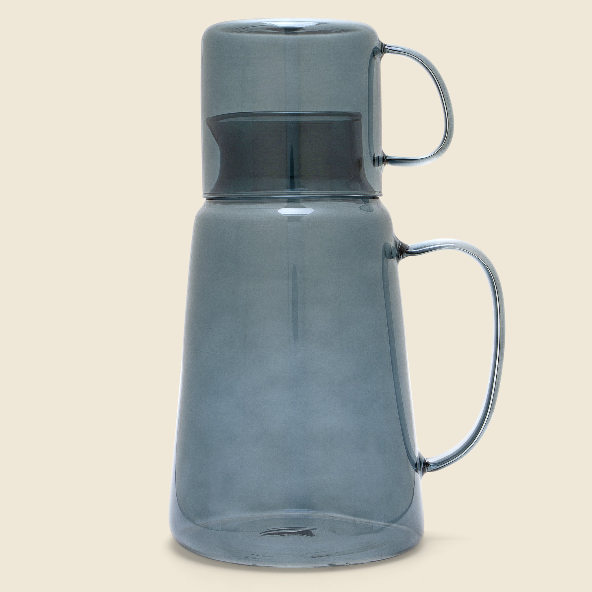 Blue Glass Carafe & Cup - Home - STAG Provisions - Home - Kitchen - Tabletop