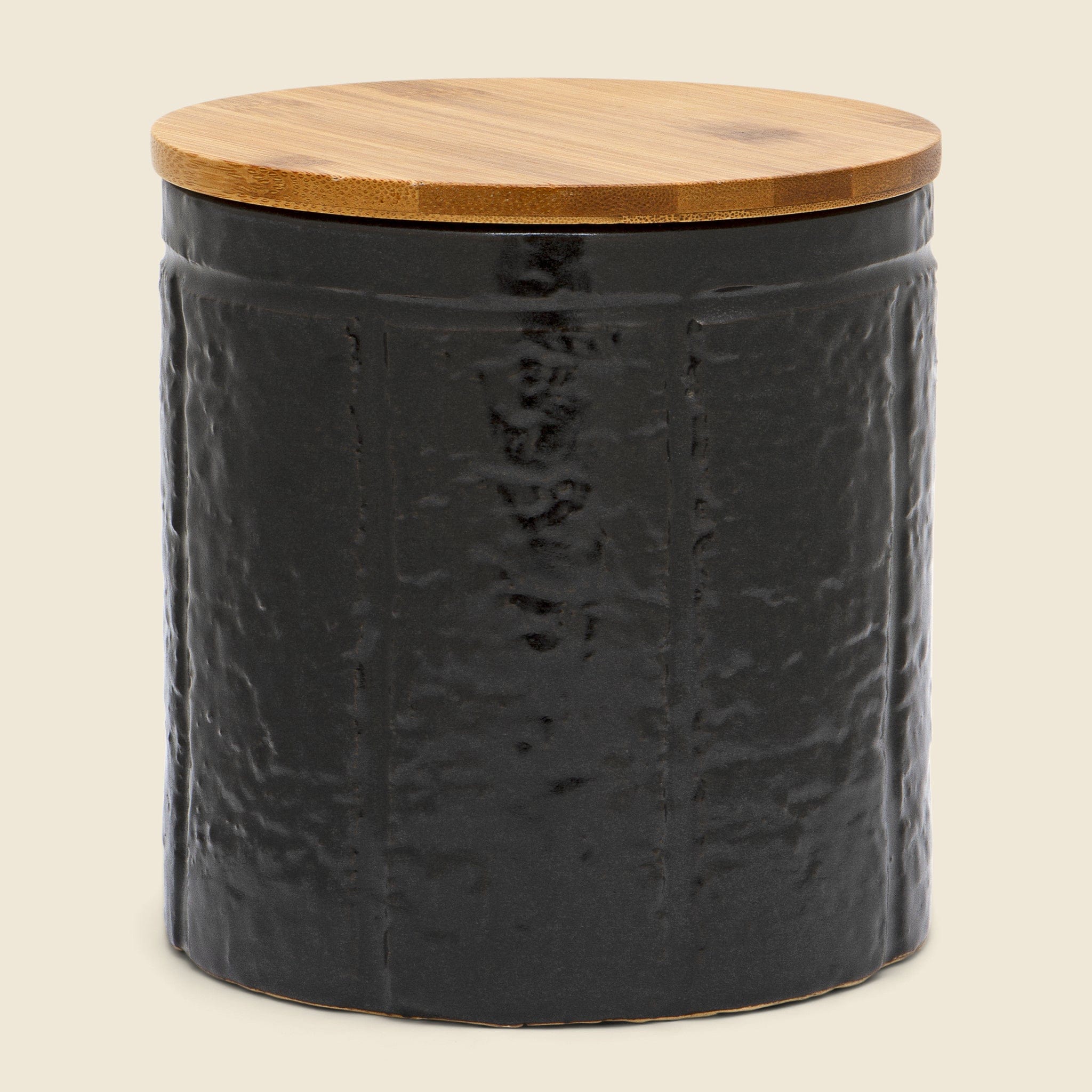 Small Black Stoneware Canister - Home - STAG Provisions - Home - Kitchen - Storage