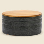 Medium Black Stoneware Canister - Home - STAG Provisions - Home - Kitchen - Storage