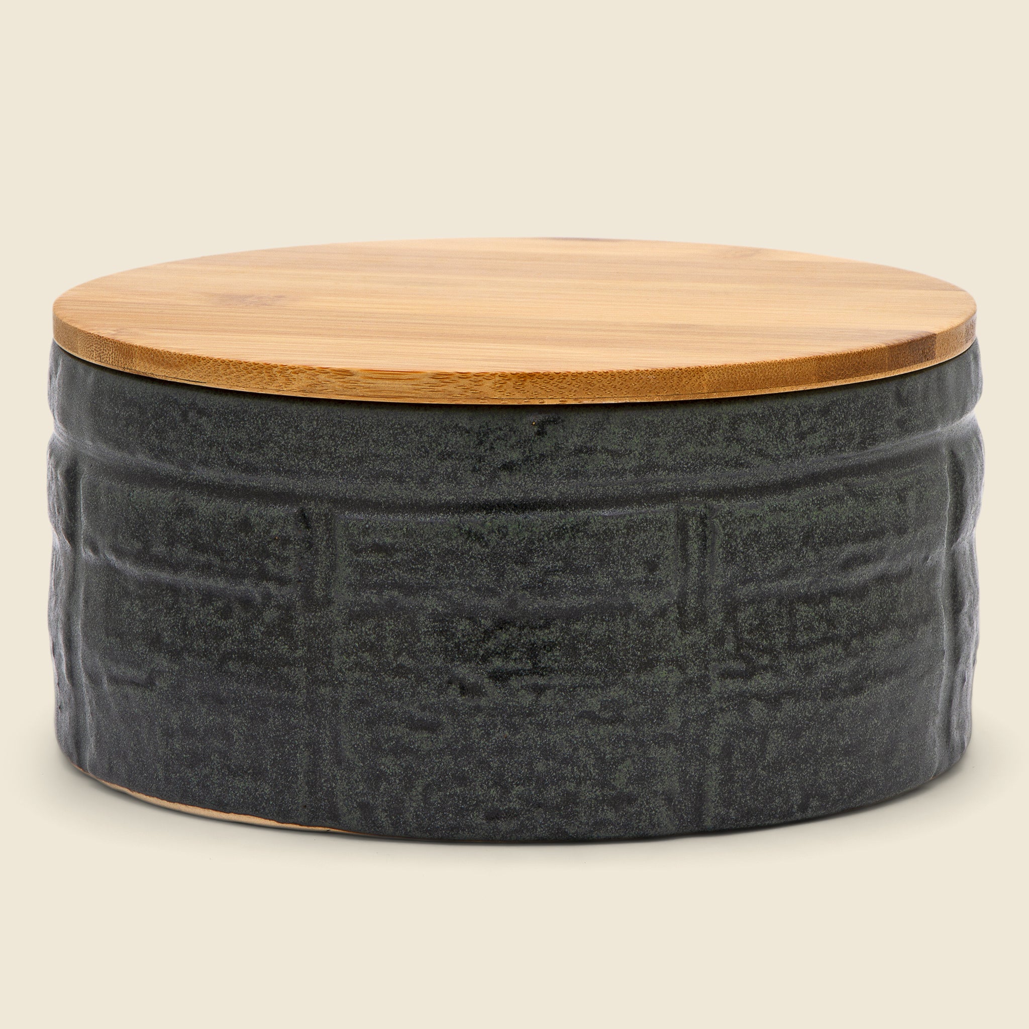 Medium Black Stoneware Canister - Home - STAG Provisions - Home - Kitchen - Storage