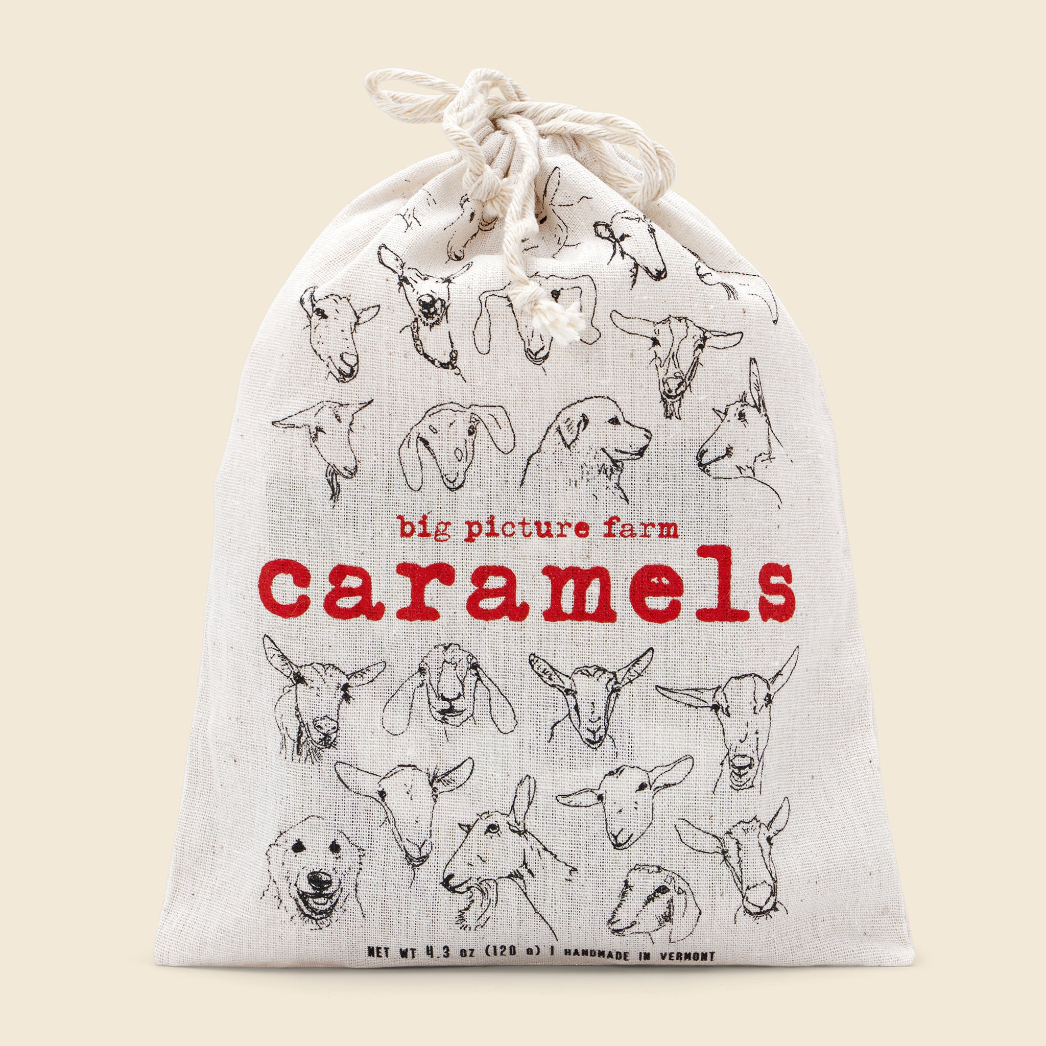 Sea Salt & Vanilla Caramels in Satchel - Big Picture Farm - STAG Provisions - Home - Holiday - Candy / Food