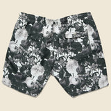 Black Roses Swim Trunk -  Black/White - Bather Trunk Co. - STAG Provisions - Shorts - Swim