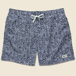 Doodle Swim Trunk - Blue/White - Bather Trunk Co. - STAG Provisions - Shorts - Swim