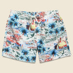 Daytime Hawaii Swim Trunk - Multi - Bather Trunk Co. - STAG Provisions - Shorts - Swim