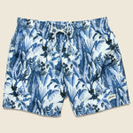 Tropical Forest Swim Trunk - Blue - Bather Trunk Co. - STAG Provisions - Shorts - Swim