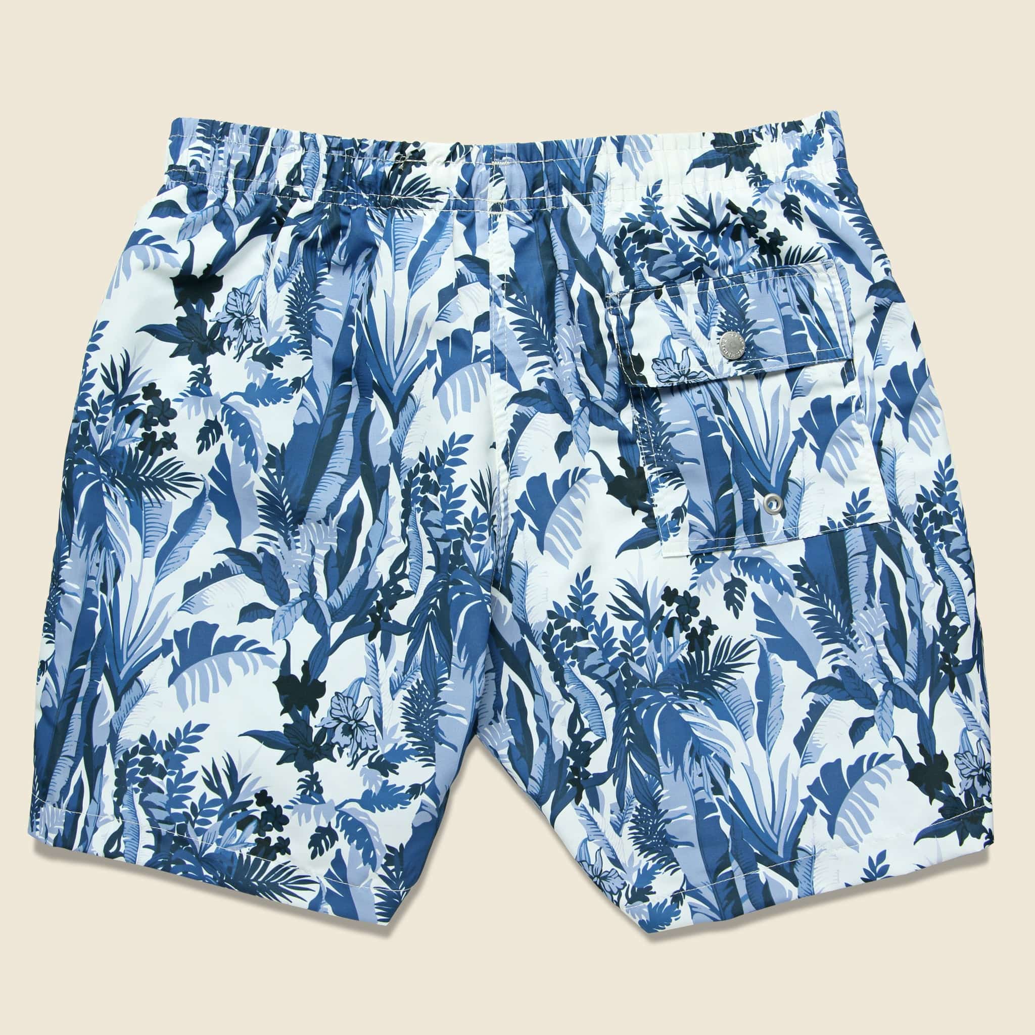 
                          Tropical Forest Swim Trunk - Blue - Bather Trunk Co. - STAG Provisions - Shorts - Swim
                        