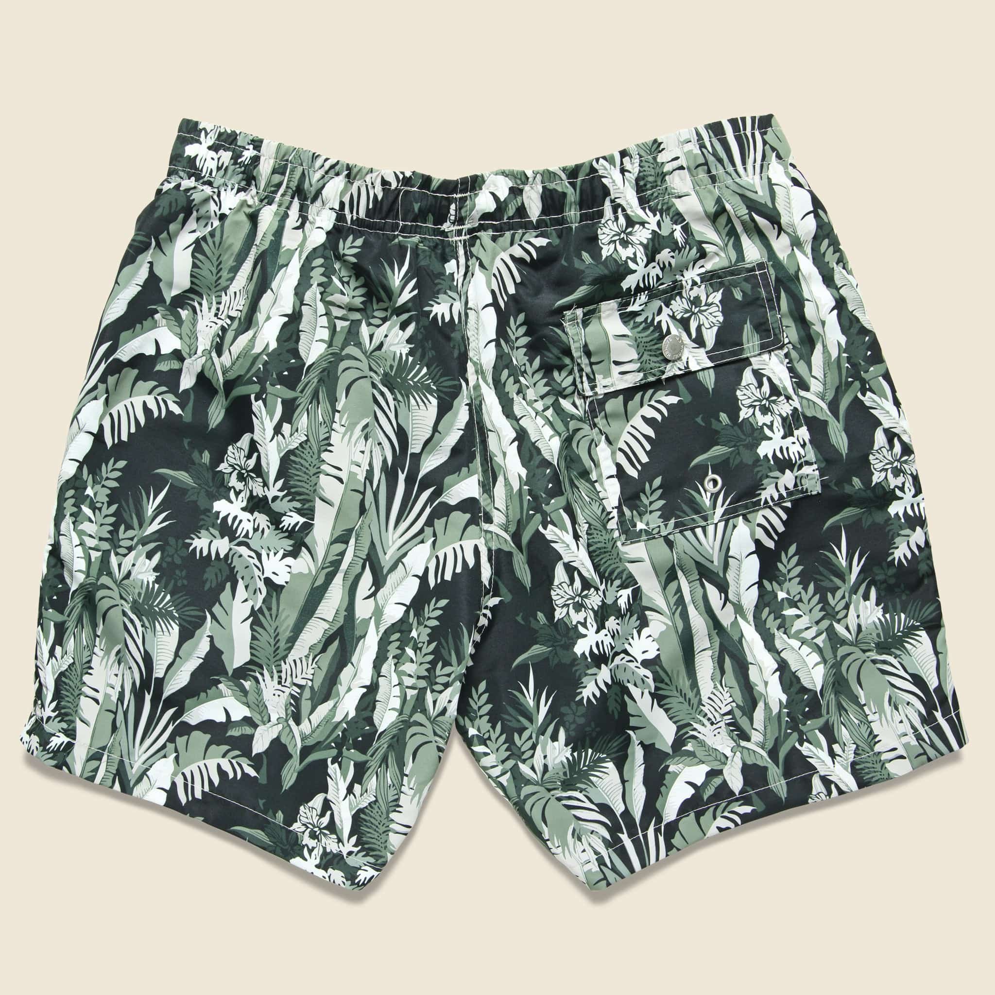 
                          Tropical Forest Swim Trunk - Green - Bather Trunk Co. - STAG Provisions - Shorts - Swim
                        