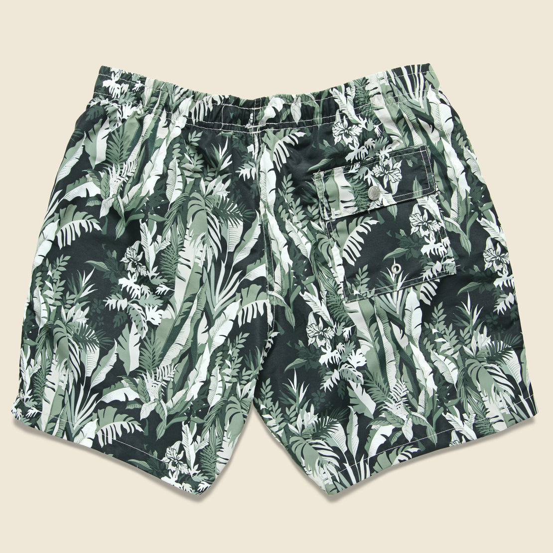 Tropical Forest Swim Trunk - Green - Bather Trunk Co. - STAG Provisions - Shorts - Swim