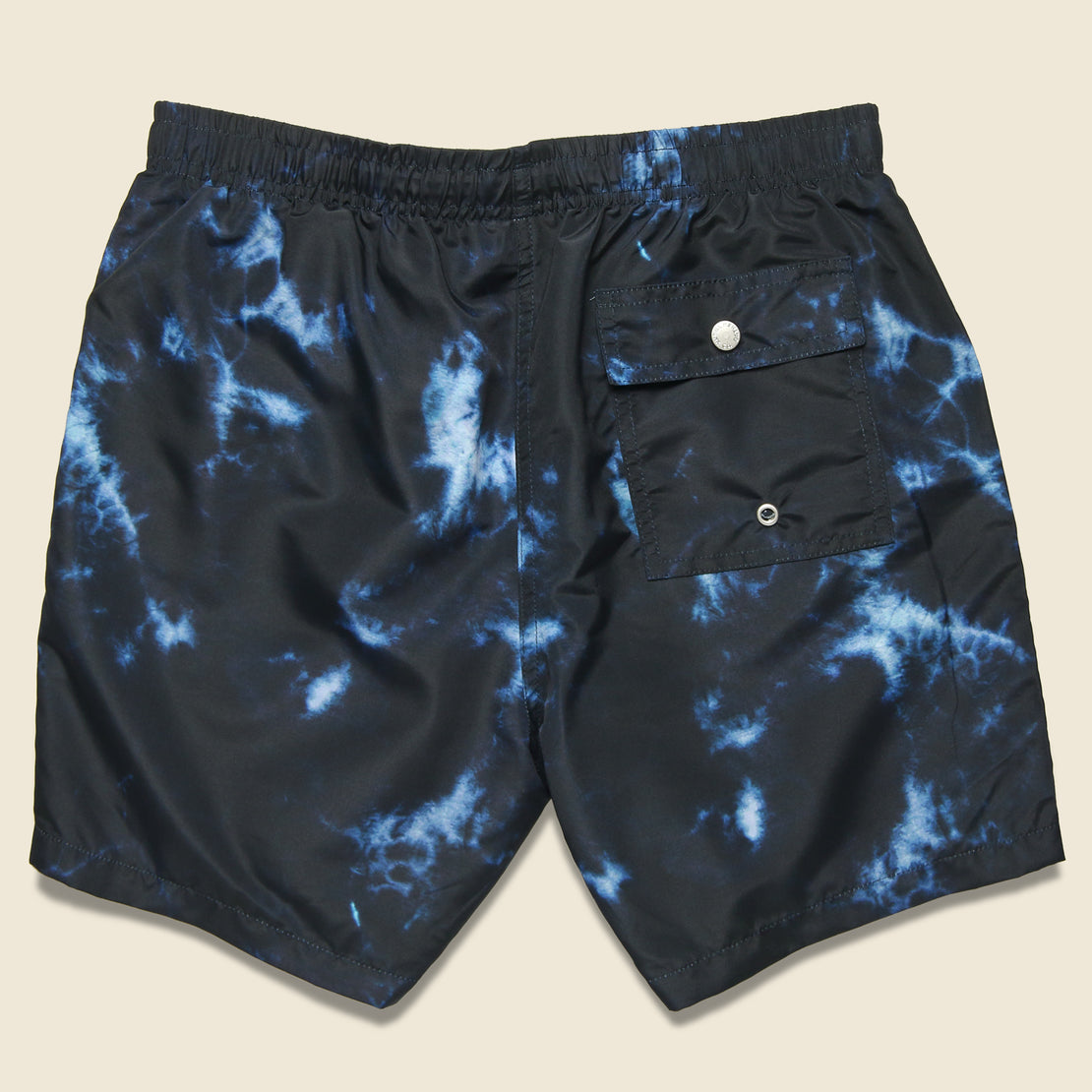 Shibori Dyed Swim Trunk - Indigo - Bather Trunk Co. - STAG Provisions - Shorts - Swim