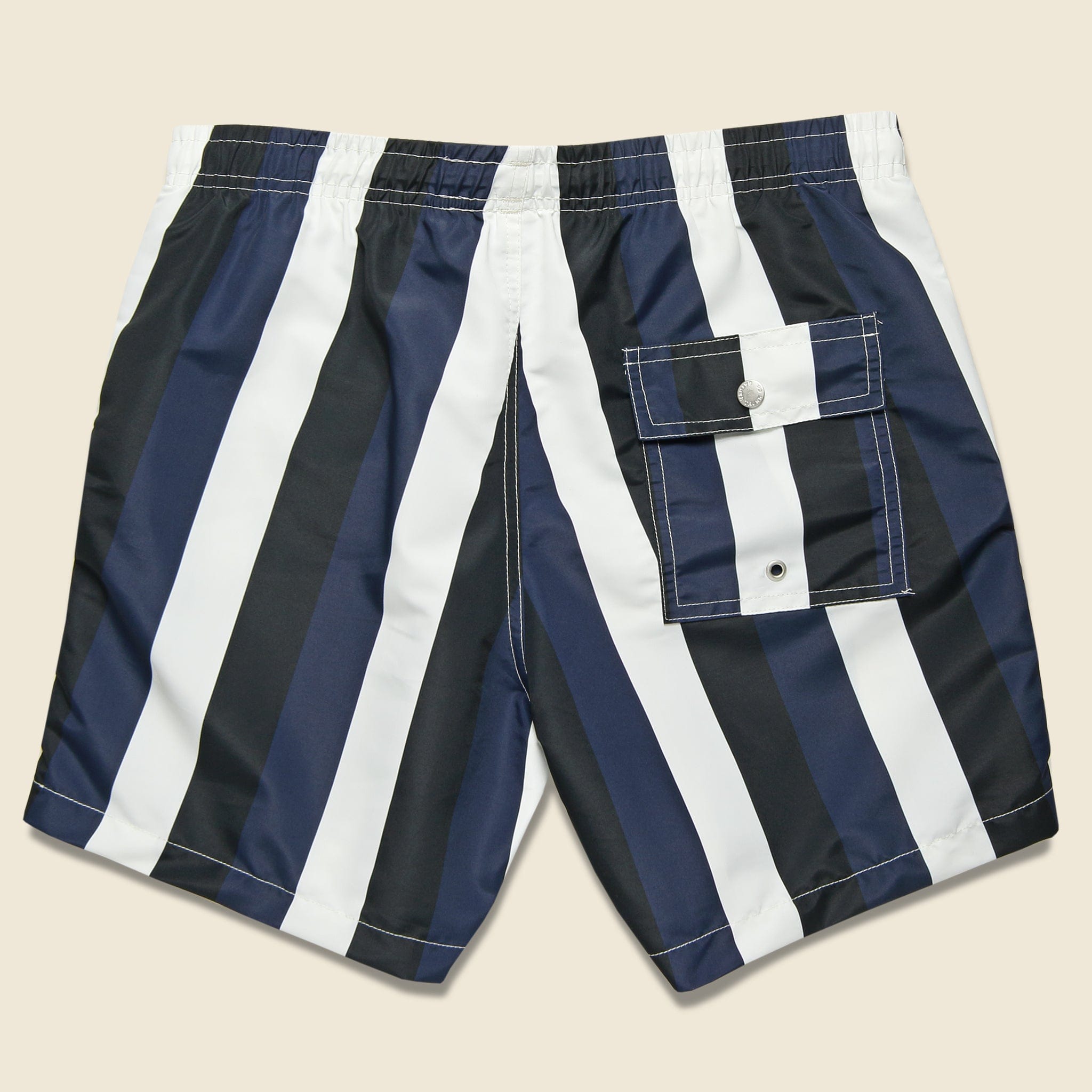 
                          Striped Swim Trunk - Blue/Black - Bather Trunk Co. - STAG Provisions - Shorts - Swim
                        