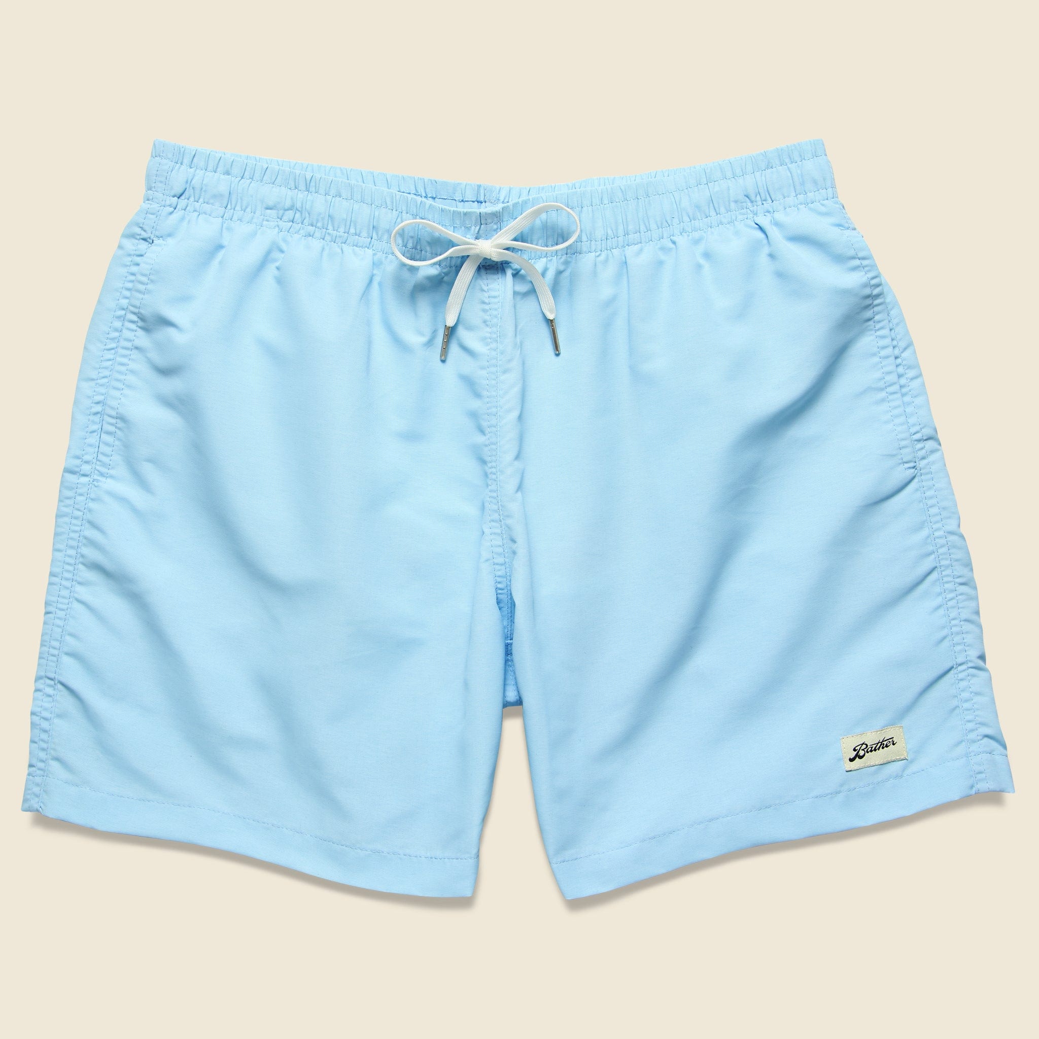 Solid Swim Trunk - Baby Blue