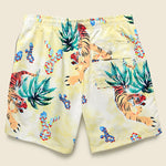 Hawaiian Tiger Swim Trunk - Beige - Bather - STAG Provisions - Shorts - Swim