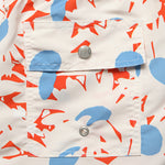 Orange Flowers Swim Trunk - Orange/White - Bather - STAG Provisions - Shorts - Swim