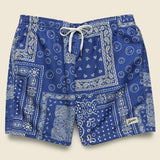 Bandana Swim Trunk - Blue - Bather - STAG Provisions - Shorts - Swim