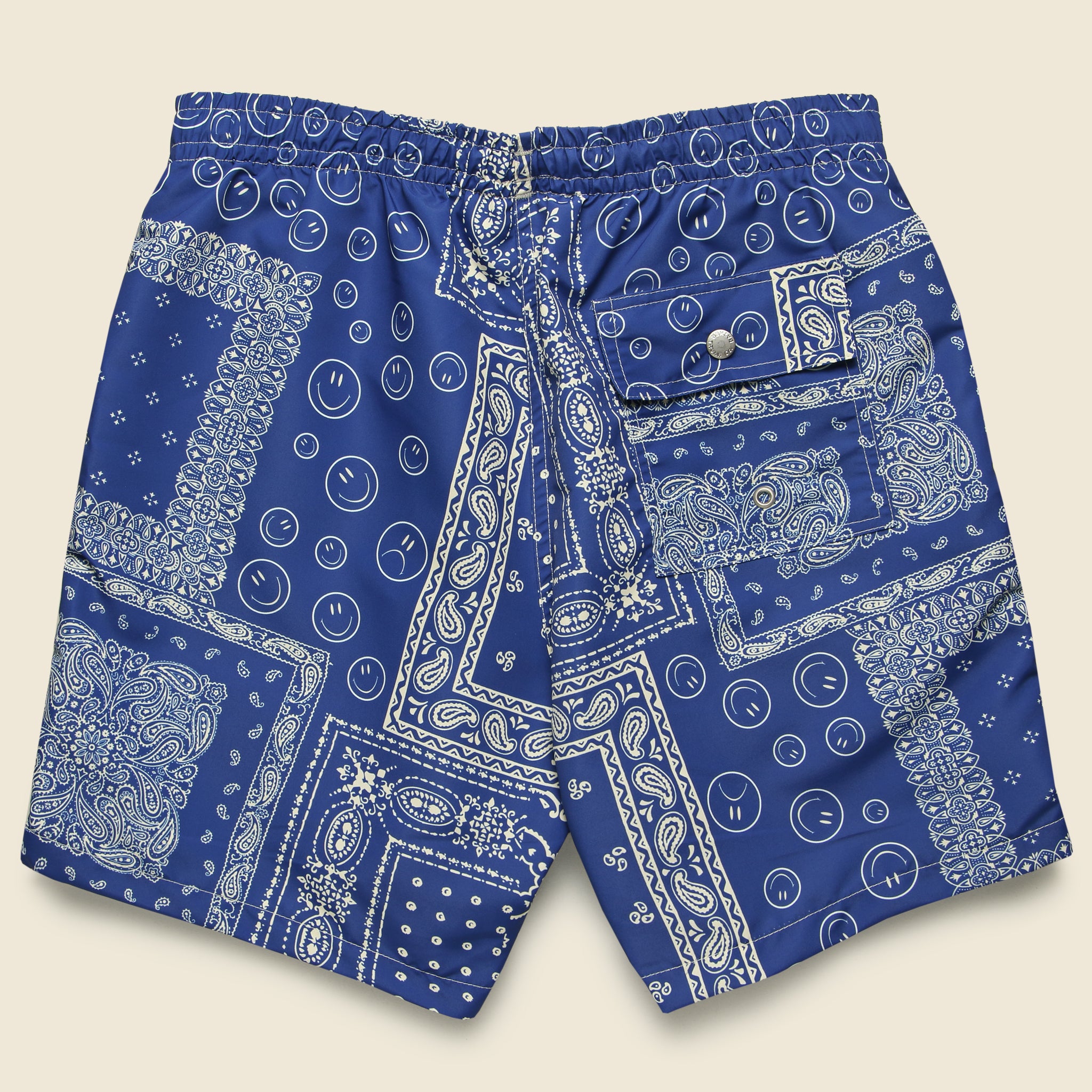 Bandana Swim Trunk - Blue - Bather - STAG Provisions - Shorts - Swim