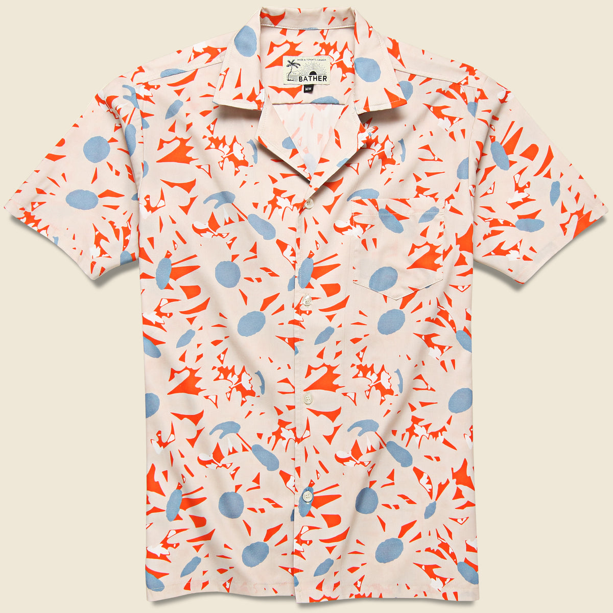 Orange Flowers Shirt - Orange/White – STAG Provisions