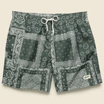 Bandana Swim Trunk - Green - Bather - STAG Provisions - Shorts - Swim