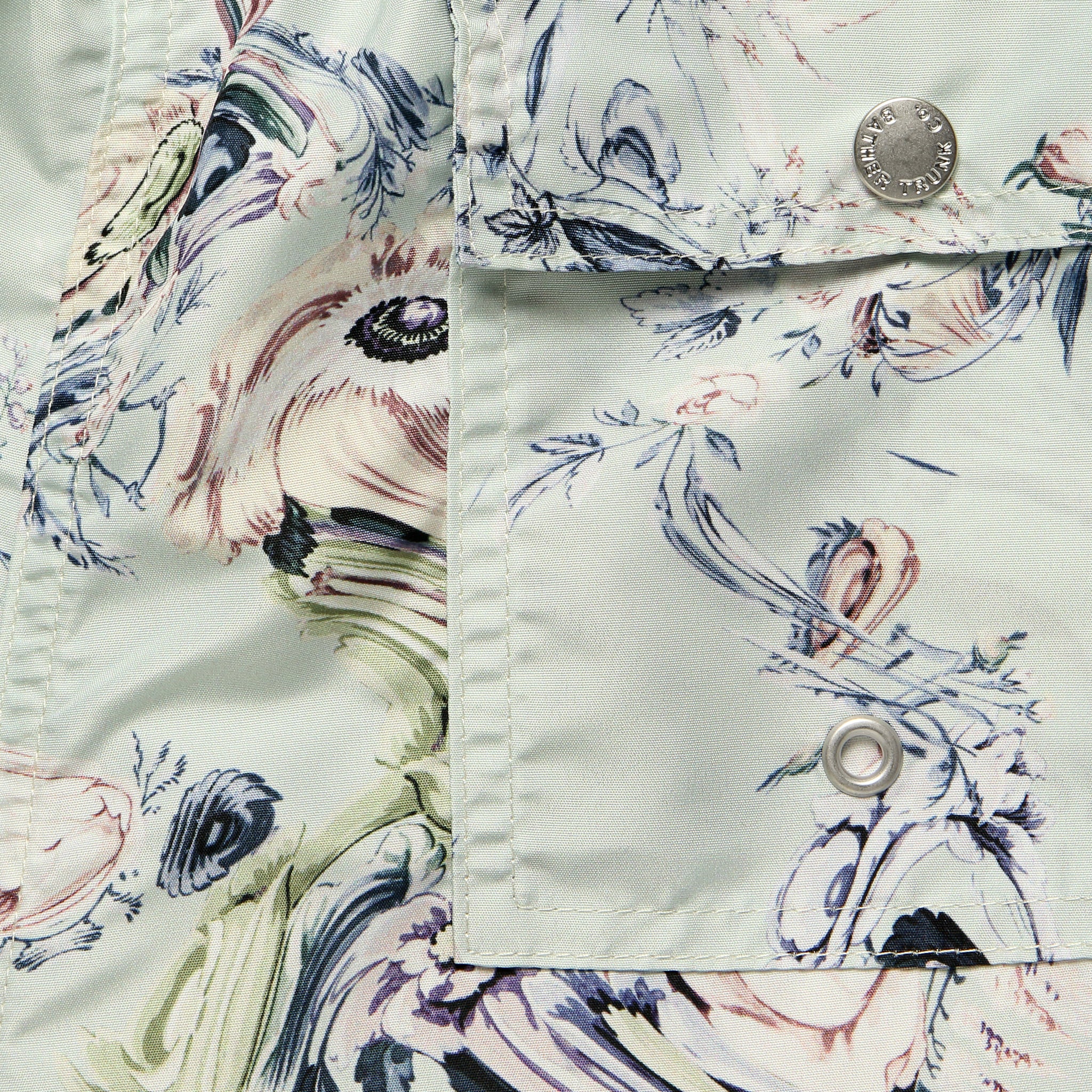 Bouquet Marble Swim Trunk - Pistachio - Bather - STAG Provisions - Shorts - Swim