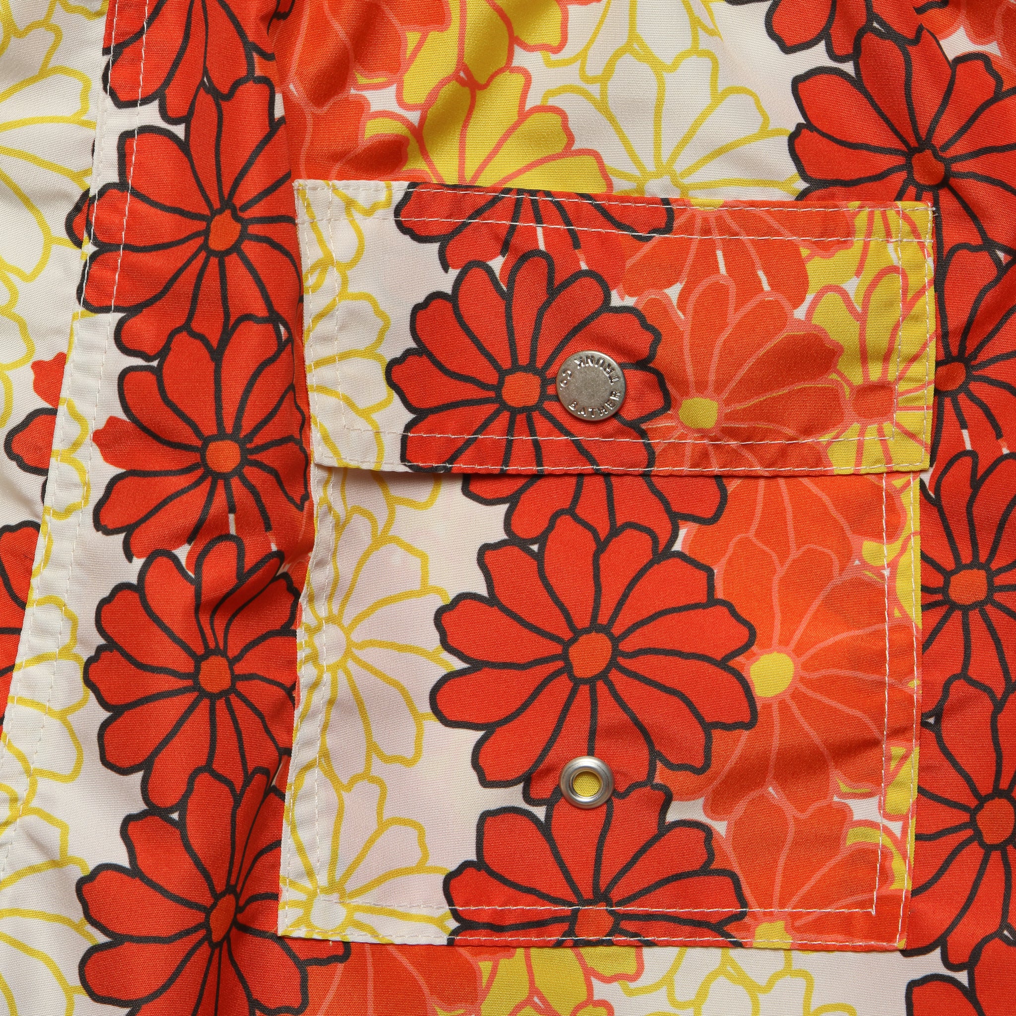 Hawaiian Tropics Swim Trunk - Orange - Bather - STAG Provisions - Shorts - Swim