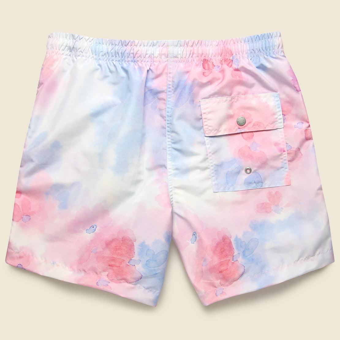 Tie Dye Swim Trunk - Pink - Bather - STAG Provisions - Shorts - Swim