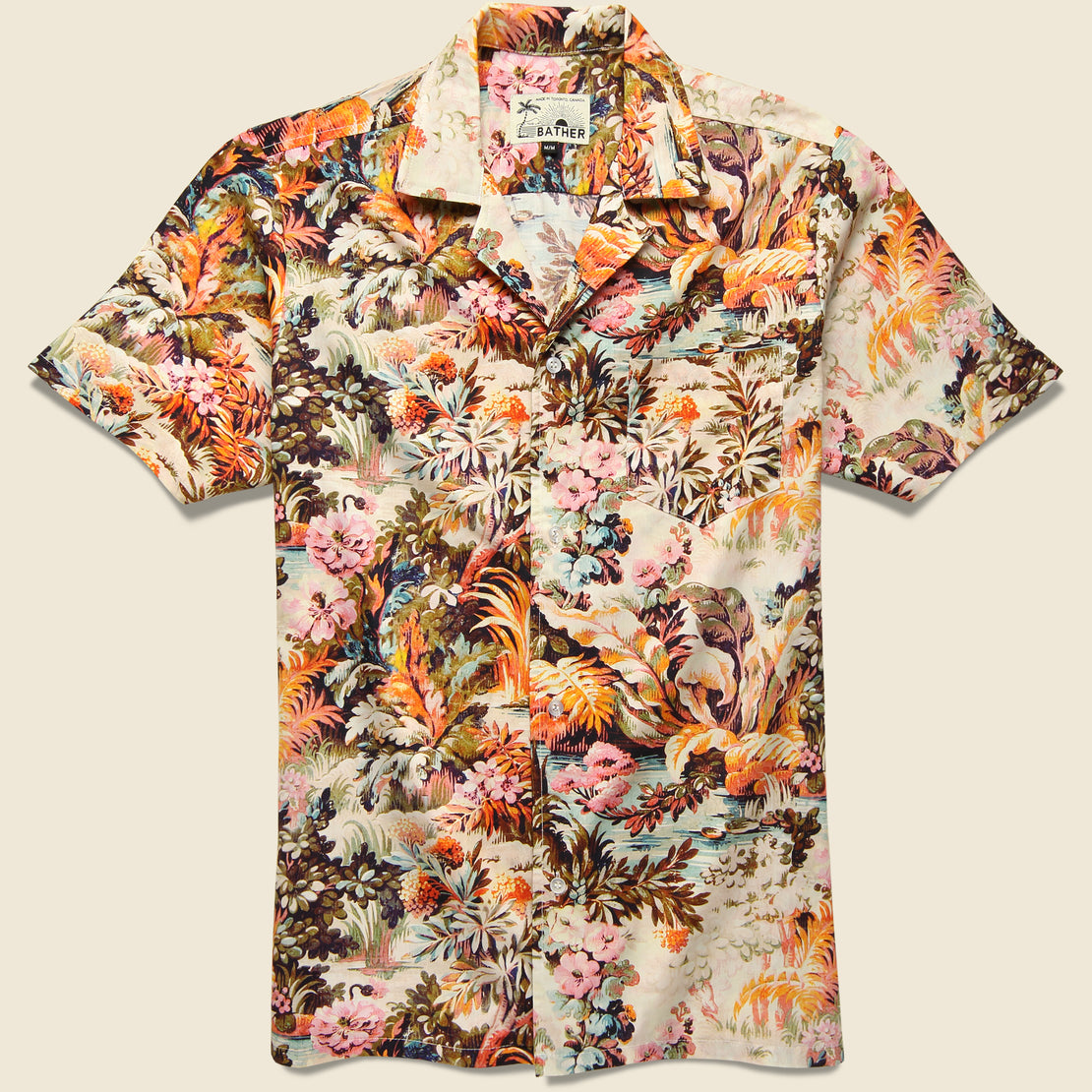 Bather Acid Forest Button Up Shirt - Multi