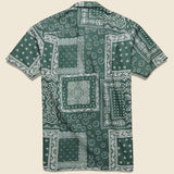 Bandana Button Up Shirt - Green - Bather - STAG Provisions - Tops - S/S Woven - Other Pattern
