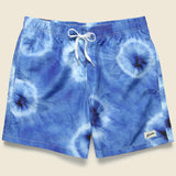 Shibori Swim Trunk - Blue - Bather - STAG Provisions - Shorts - Swim