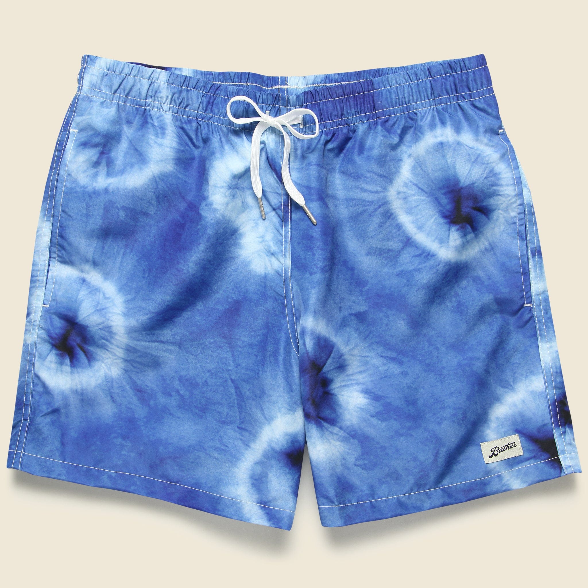 Shibori Swim Trunk - Blue - Bather - STAG Provisions - Shorts - Swim