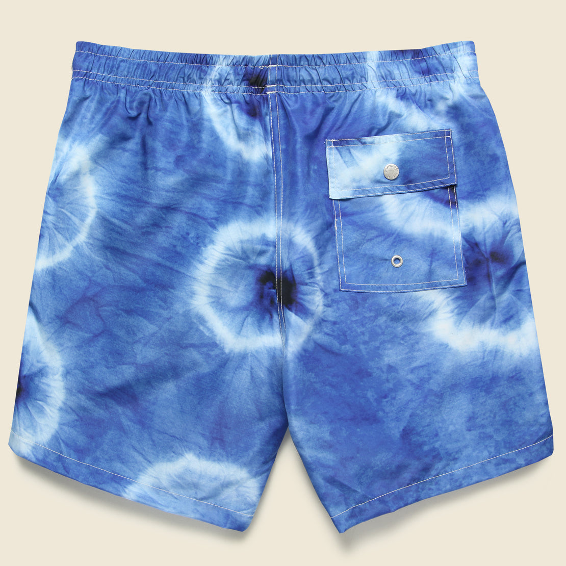 Shibori Swim Trunk - Blue - Bather - STAG Provisions - Shorts - Swim