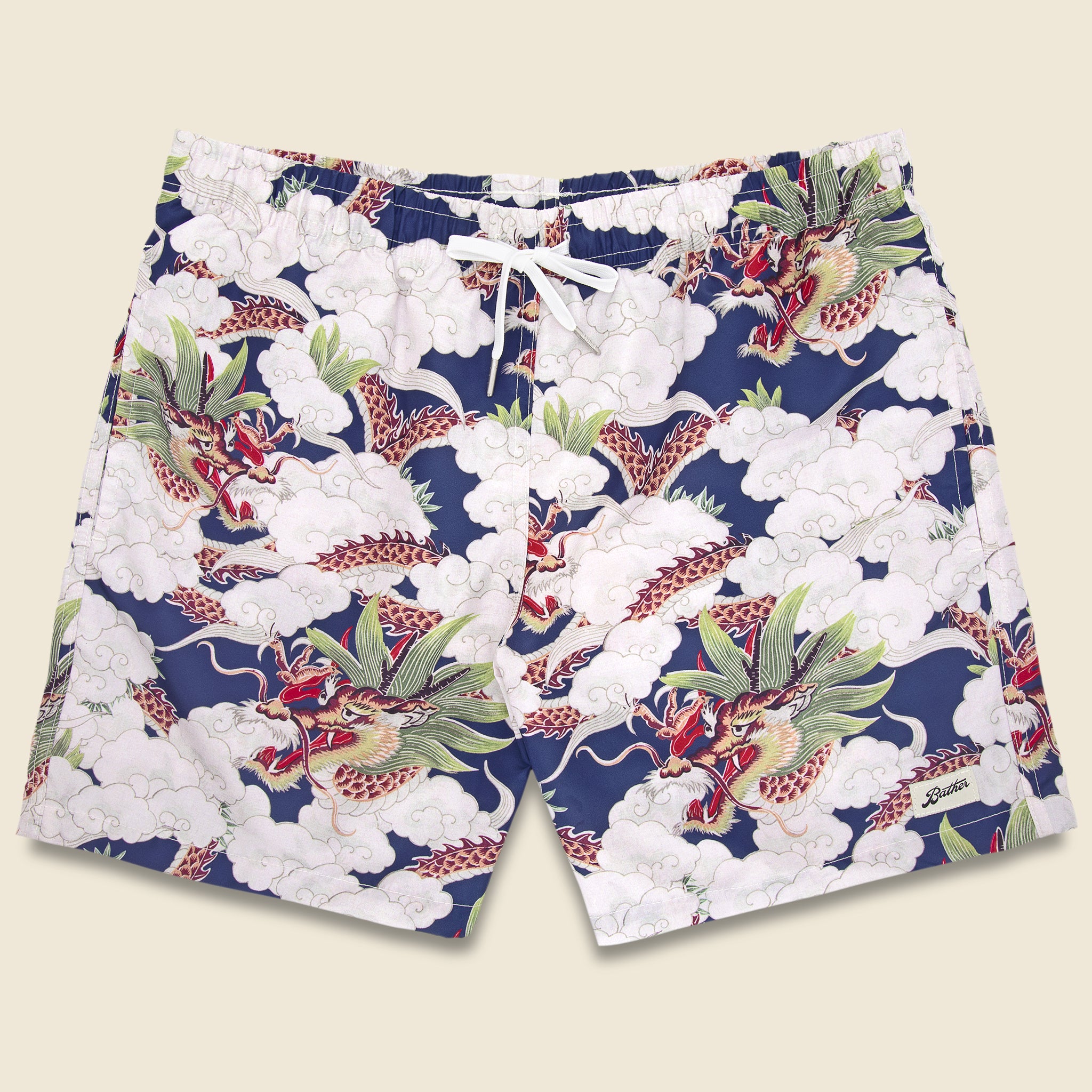 Above the Clouds Swim Trunk - Navy - Bather - STAG Provisions - Shorts - Swim