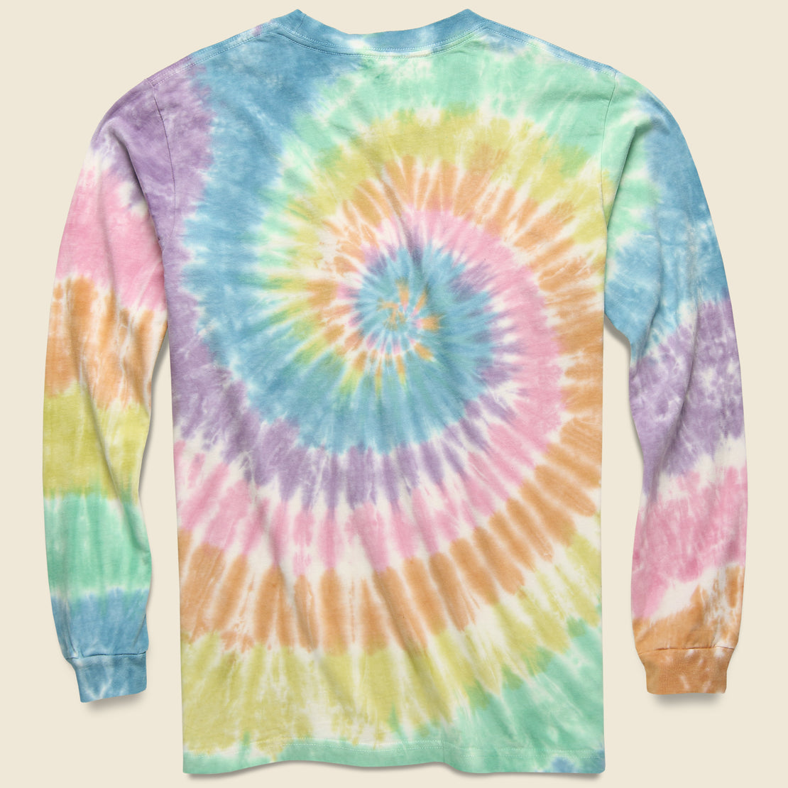 Long Sleeve Pocket Tee - Spiral Tie Dye - Battenwear - STAG Provisions - Tops - L/S Tee