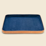 Large Suede Leather Tray - Navy - Home - STAG Provisions - Home - Art & Accessories - Tray