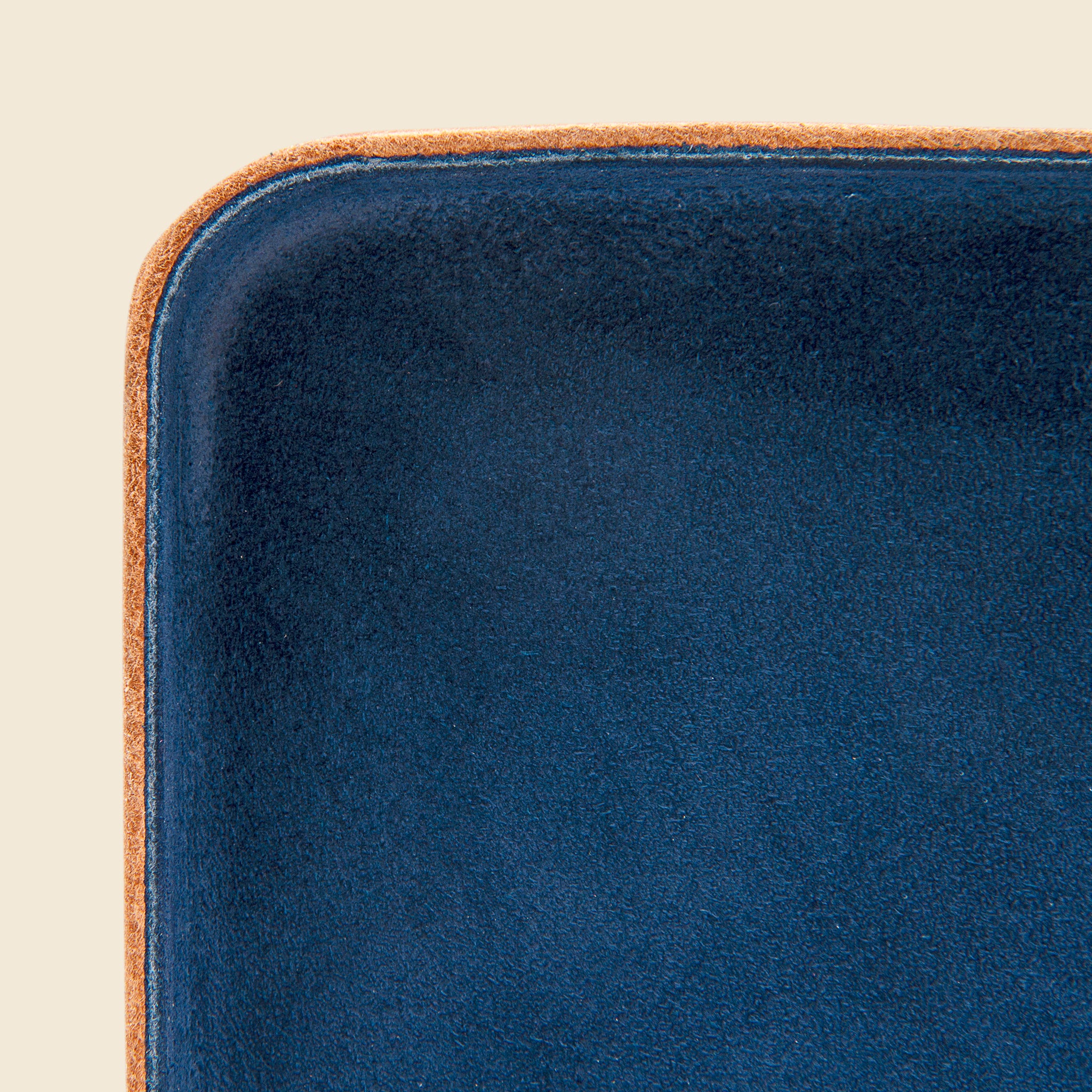 Large Suede Leather Tray - Navy - Home - STAG Provisions - Home - Art & Accessories - Tray