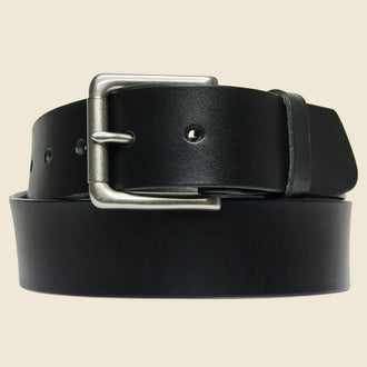 Nickel Roller Bar Belt - Black