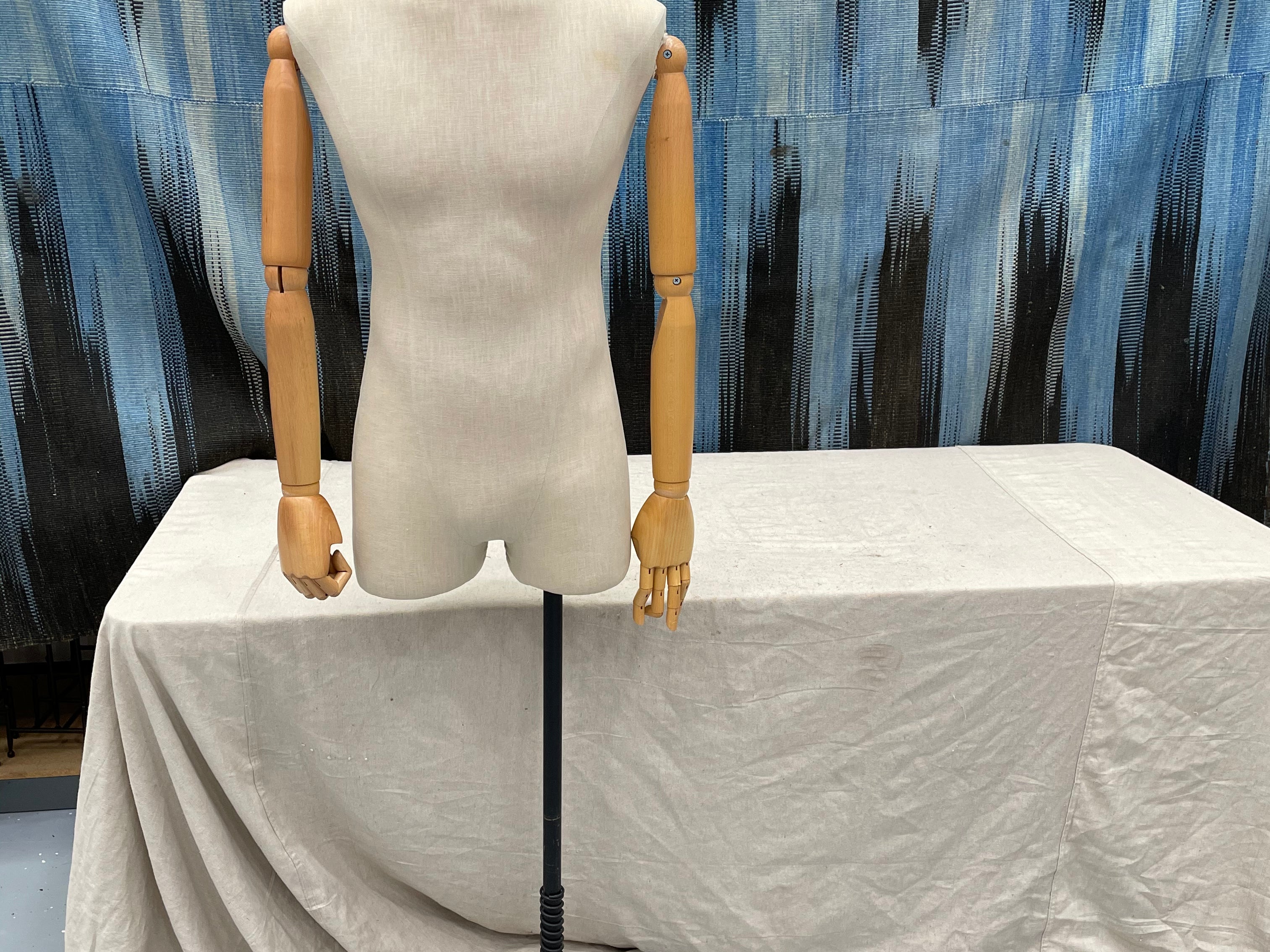 B77 - Fabric Mannequin with Rolling Base - Warehouse Sale - STAG Provisions - Warehouse Sale