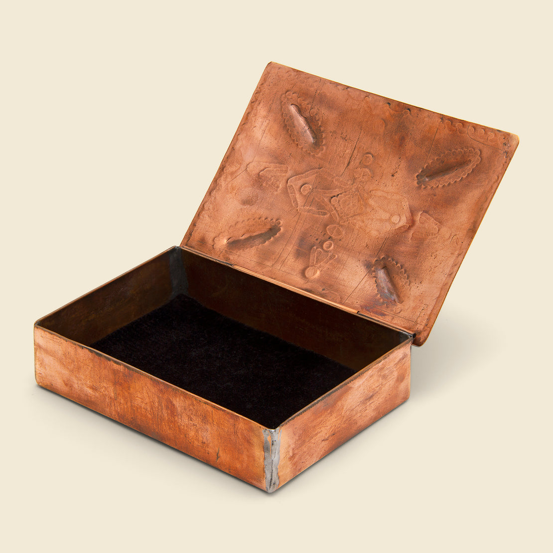 Vintage Style Box - Copper - J Alexander - STAG Provisions - Home - Bar & Entertaining - Smoke Shop