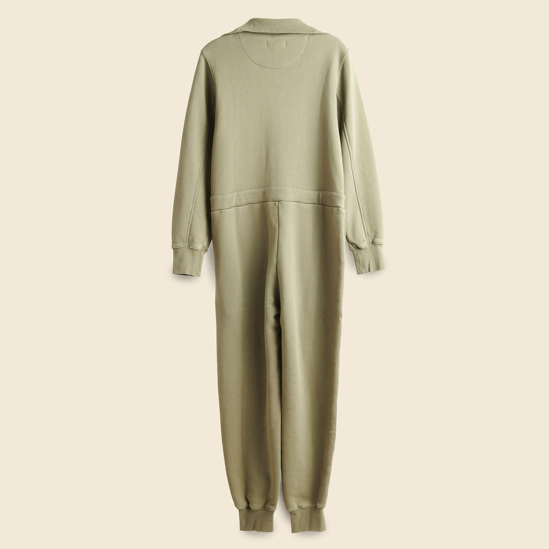 Crosby Fleece Jumpsuit - Army Olive - Alex Mill - STAG Provisions - W - Onepiece - Jumpsuit