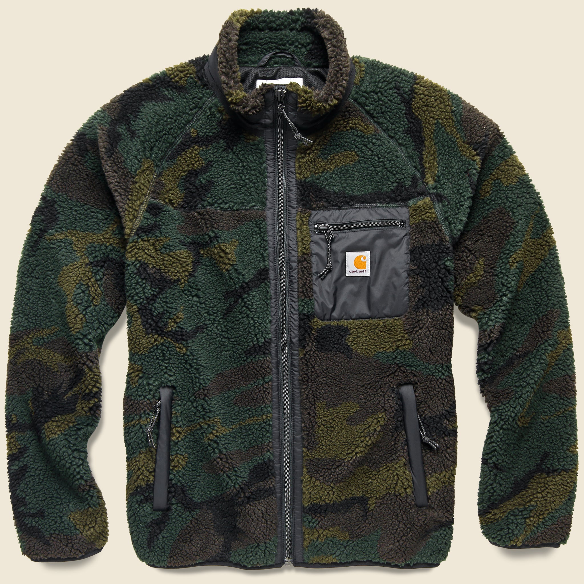 Prentis Fleece Jacket Liner - Camo Evergreen - Carhartt WIP - STAG Provisions - Outerwear - Coat / Jacket