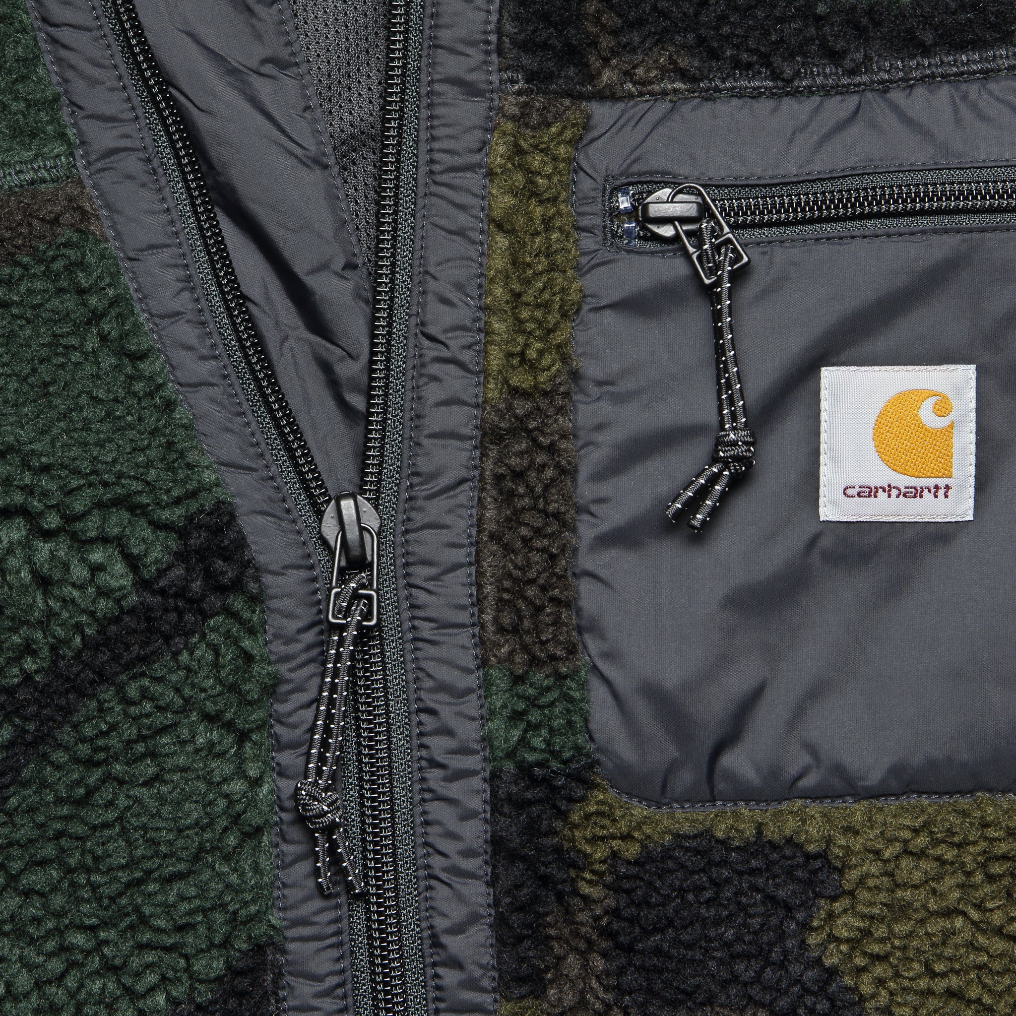 
                          Prentis Fleece Jacket Liner - Camo Evergreen - Carhartt WIP - STAG Provisions - Outerwear - Coat / Jacket
                        