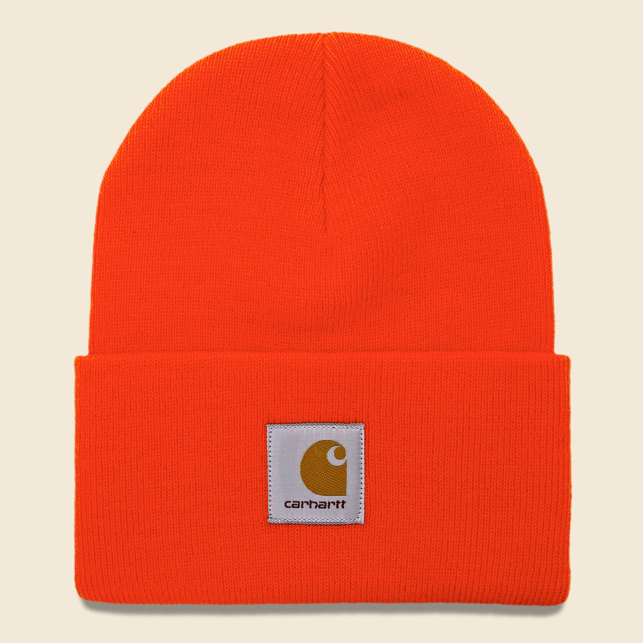 Acrylic Beanie - Safety Orange - Carhartt WIP - STAG Provisions - Accessories - Hats