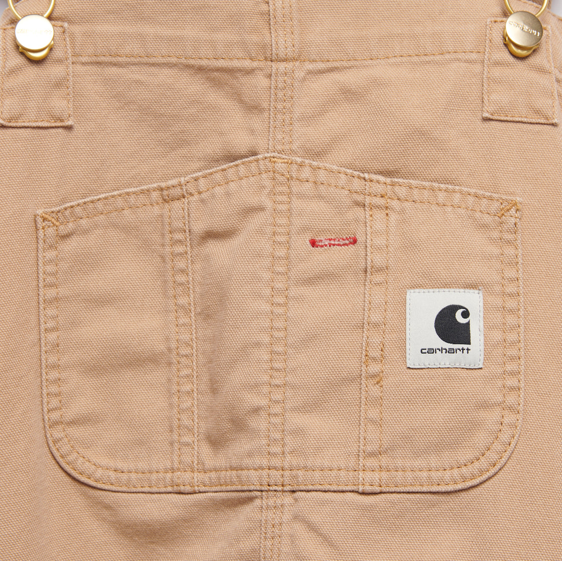 Bib Overall - Dusty Brown - Carhartt WIP - STAG Provisions - W - Onepiece - Overalls