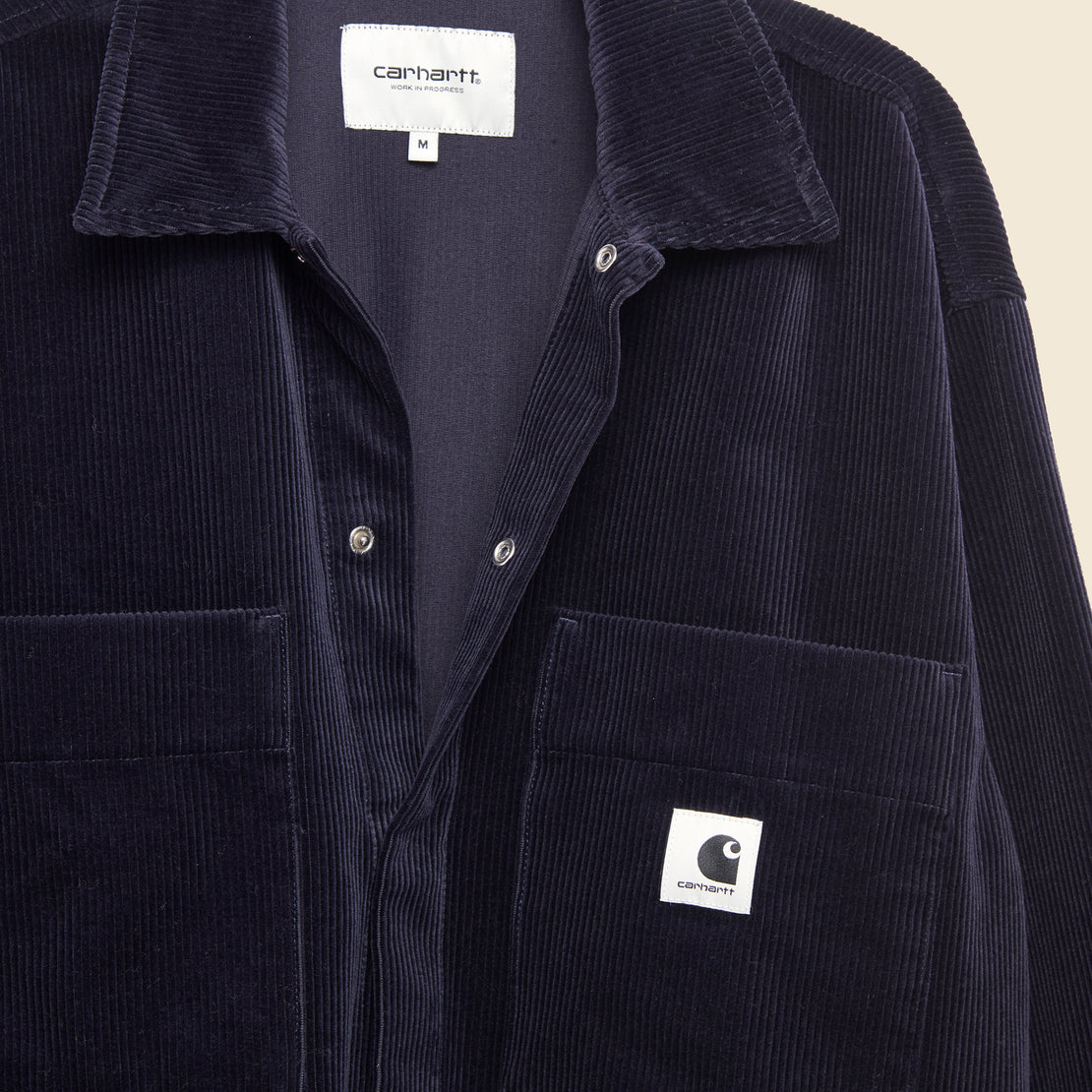 Foya Shirt Jacket - Dark Navy - Carhartt WIP - STAG Provisions - W - Outerwear - Coat/Jacket