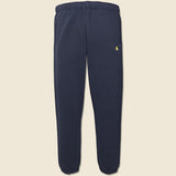 Chase Sweat Pant - Dark Navy/Gold - Carhartt WIP - STAG Provisions - Pants - Lounge