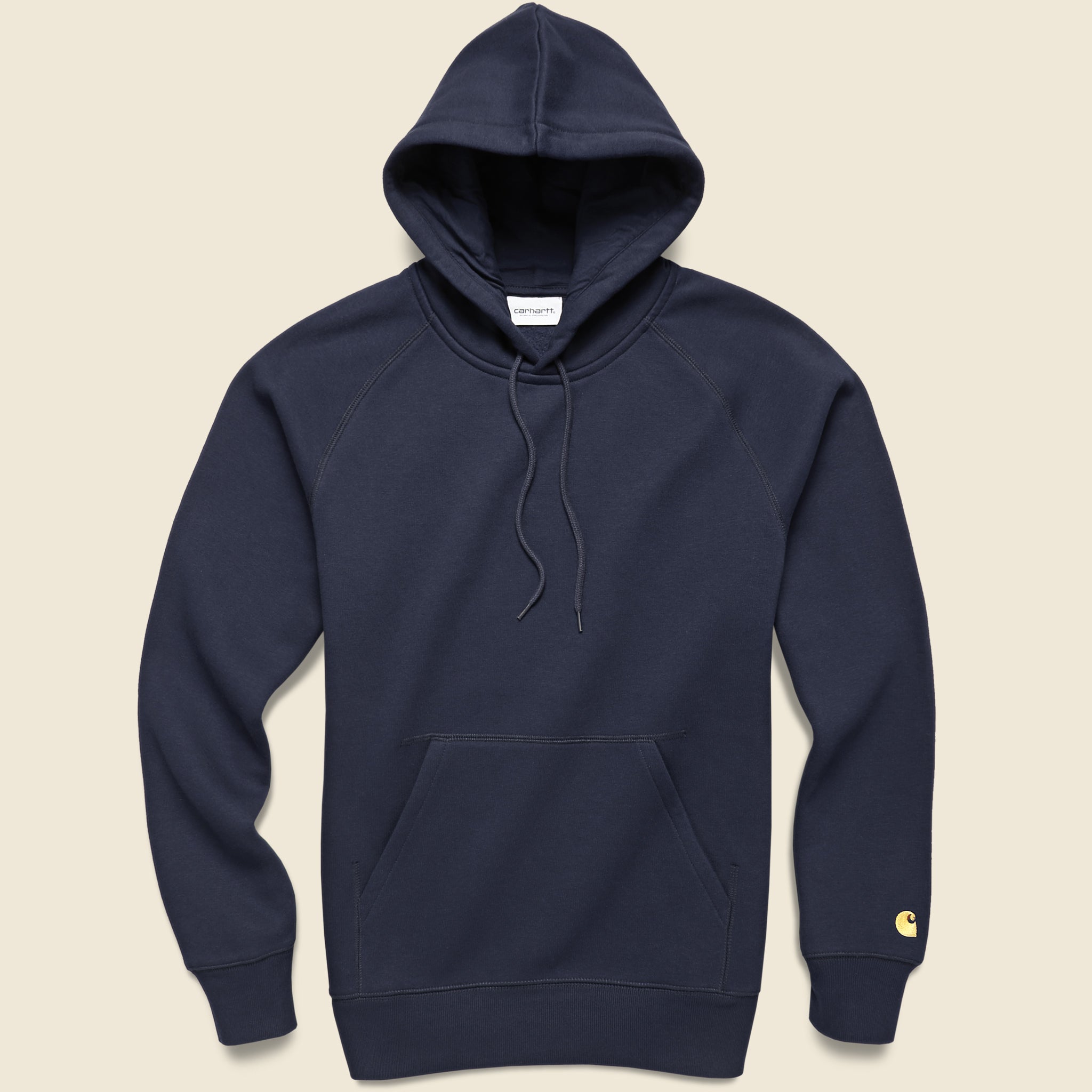 
                          Hooded Chase Sweatshirt - Dark Navy/Gold - Carhartt WIP - STAG Provisions - Tops - Fleece / Sweatshirt
                        