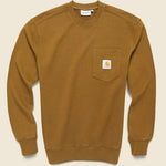 Pocket Sweatshirt - Tawny - Carhartt WIP - STAG Provisions - Tops - Fleece / Sweatshirt