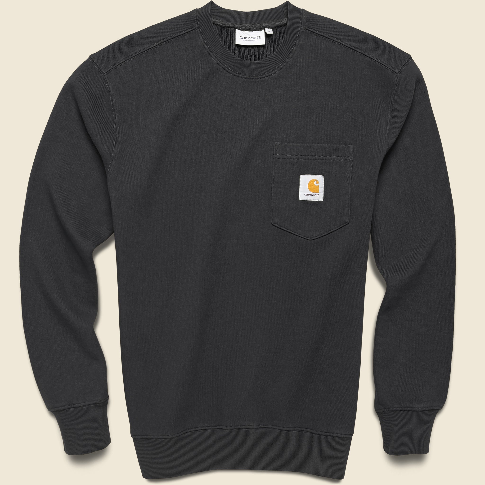 Pocket Sweatshirt - Black - Carhartt WIP - STAG Provisions - Tops - Fleece / Sweatshirt